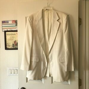 Men's Classic White Blazer